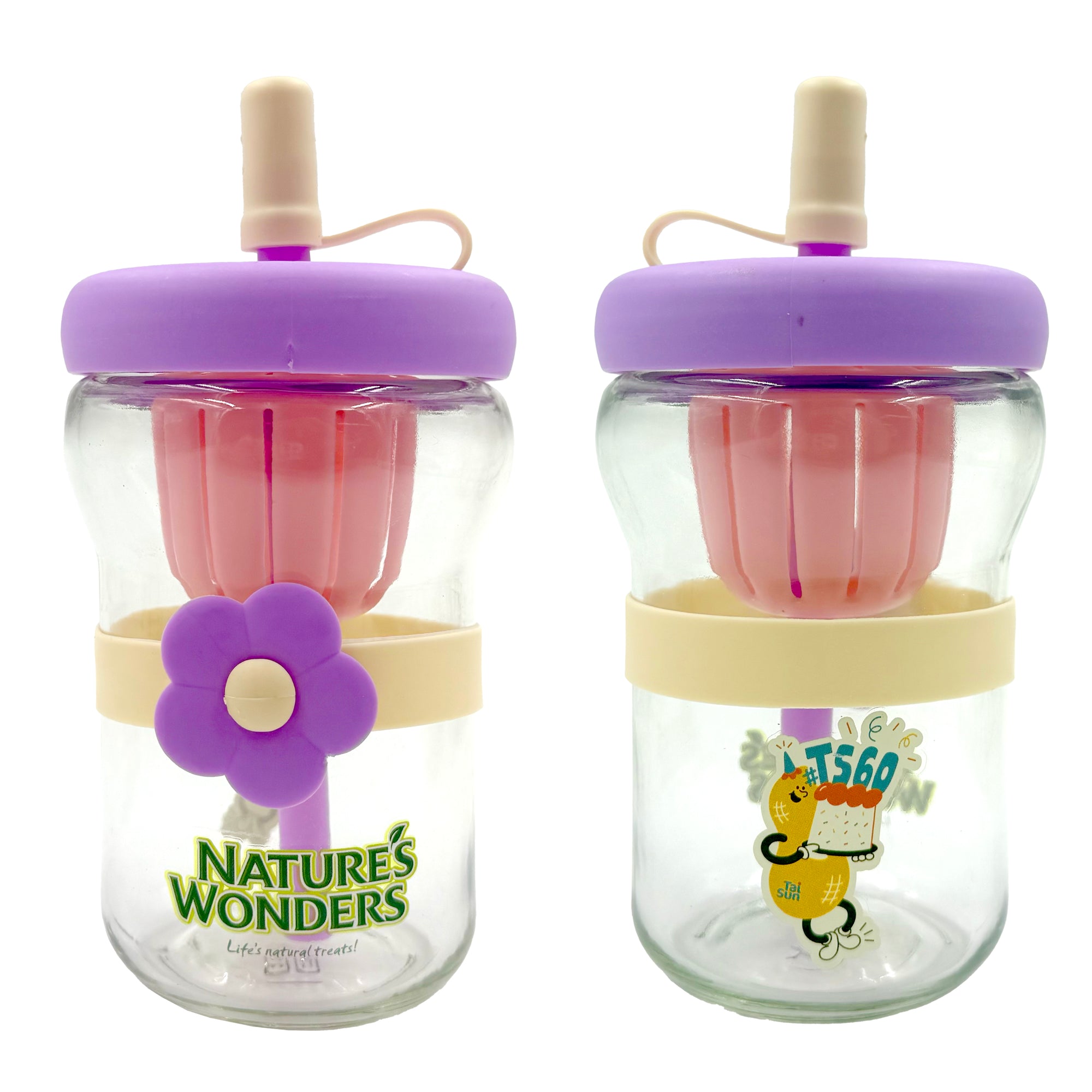 Complimentary Flower Glass Mug