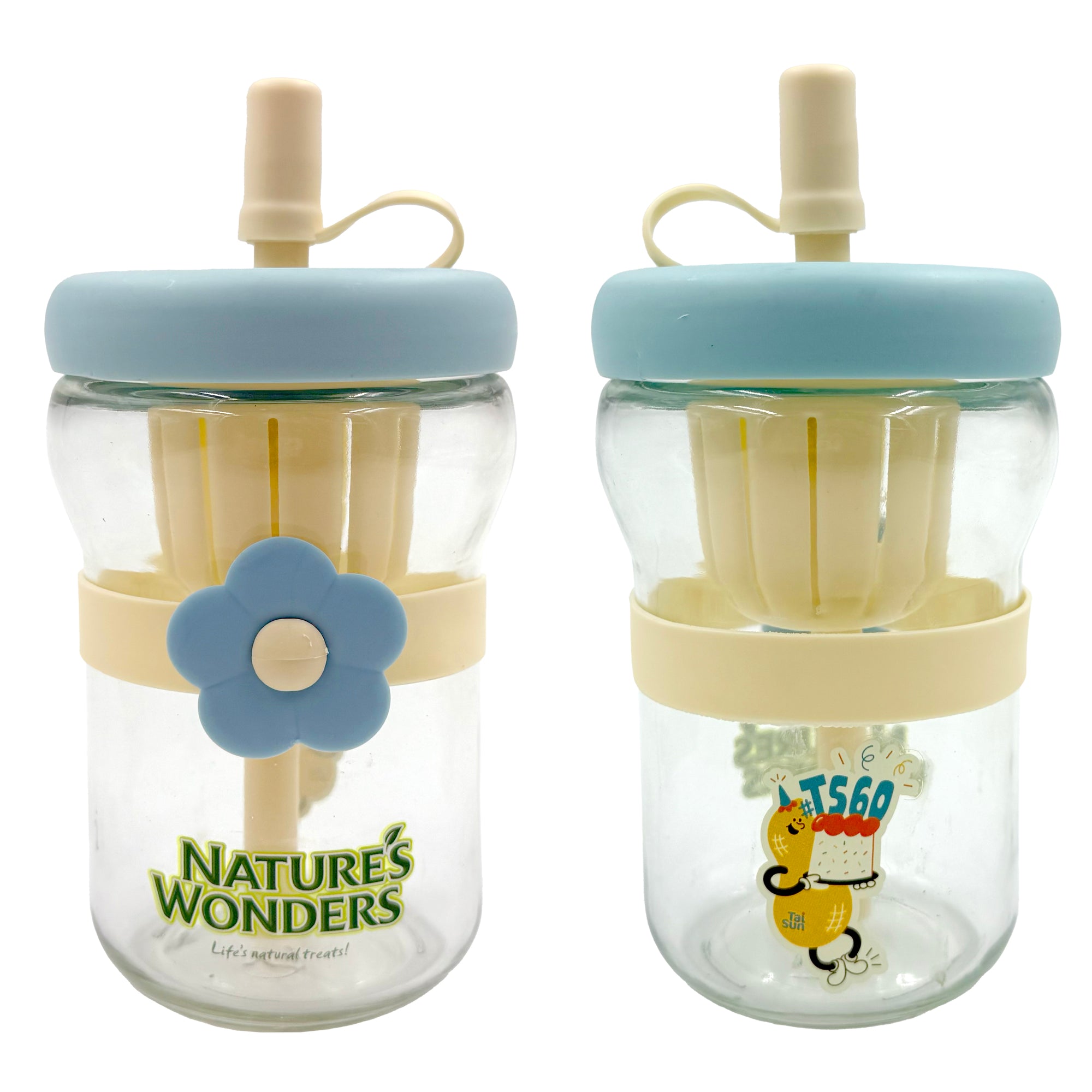 Complimentary Flower Glass Mug