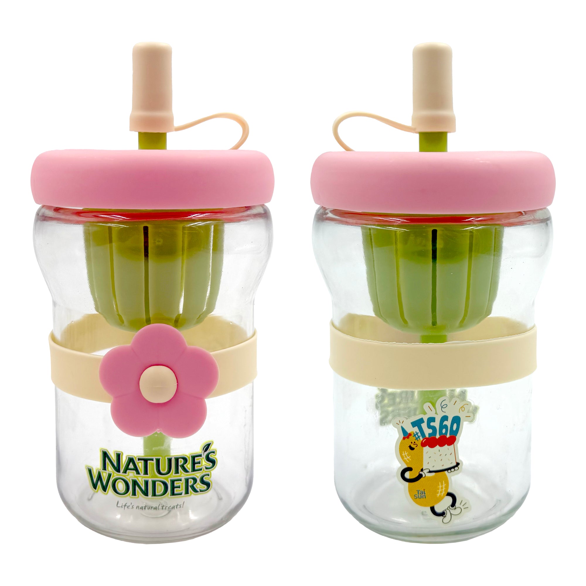 Complimentary Flower Glass Mug