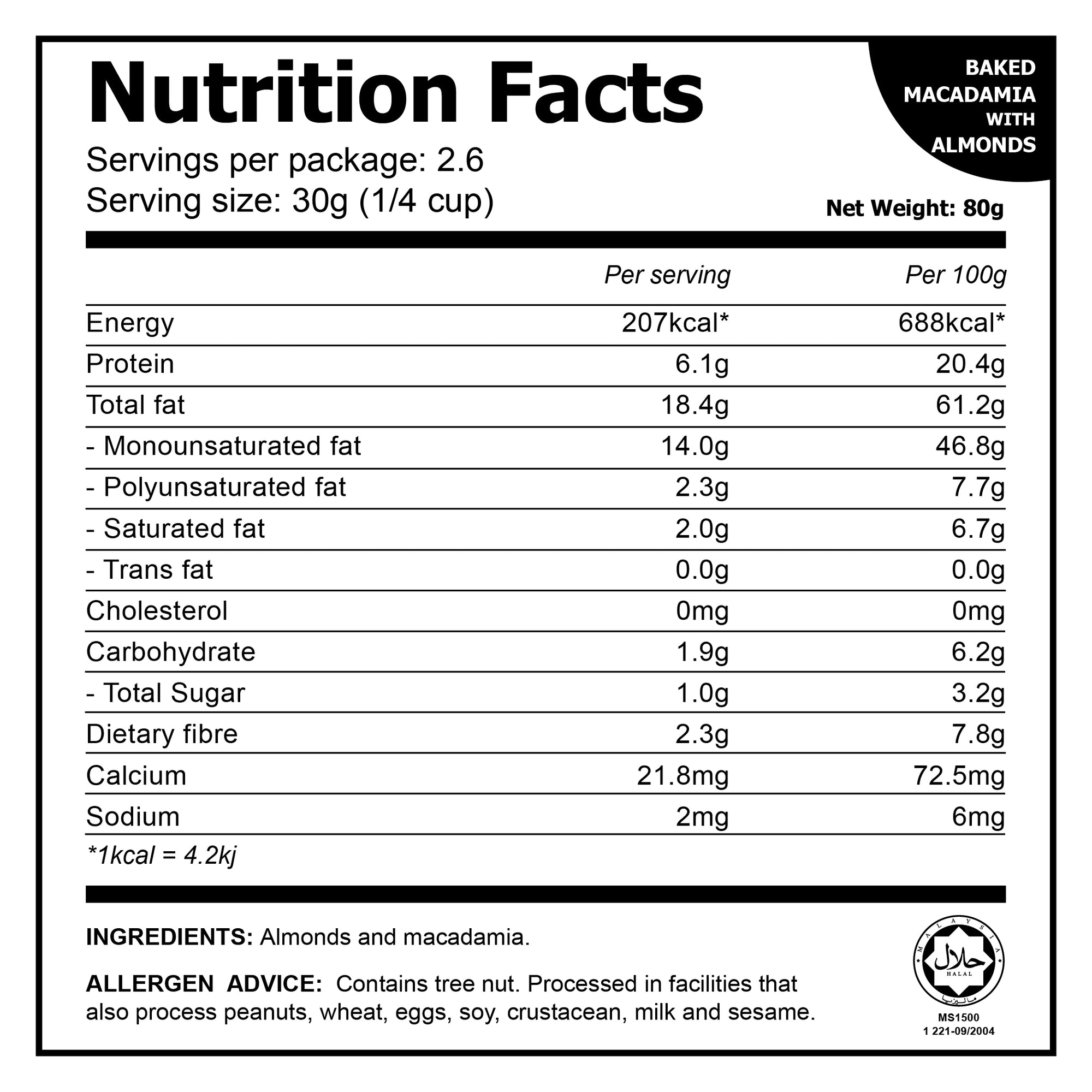 NATURE'S WONDERS MACADAMIA WITH ALMONDS
