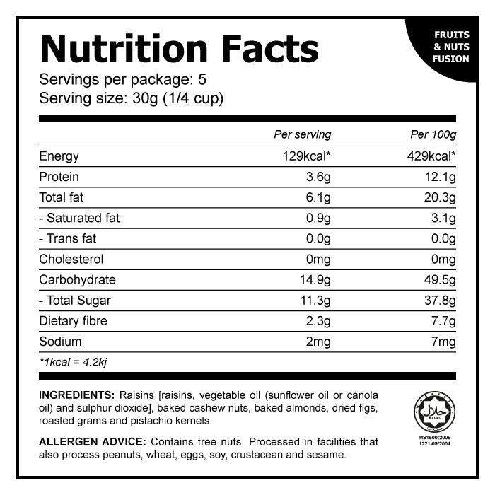 Fruits & Nuts Fusion