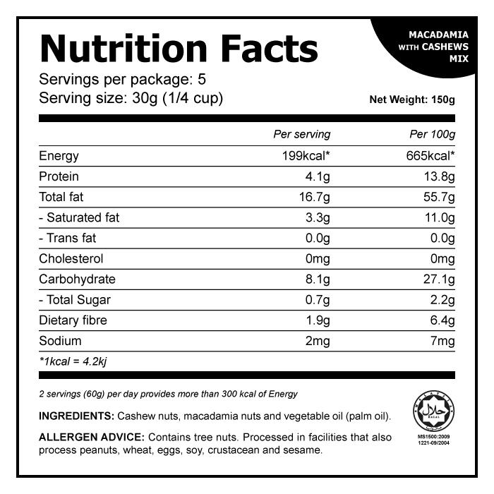 Macadamia with Cashews Mix